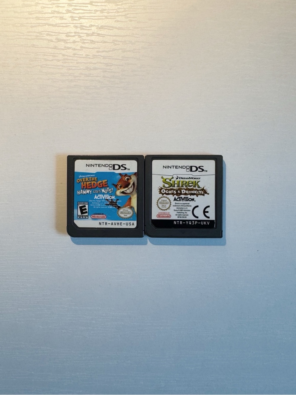 DreamWorks Nintendo DS Game Bundle | Tested| Shrek & Over the Hedge | Retro Game